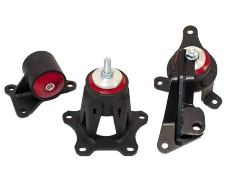 Honda Accord Engine Mount Kit - Innovative Mounts - Steel 85A Bushings - Black - `98-`02 Honda Accord Engine Mount Kit - Innovative Mounts - Steel 85A Bushings - Black - `98-`02
